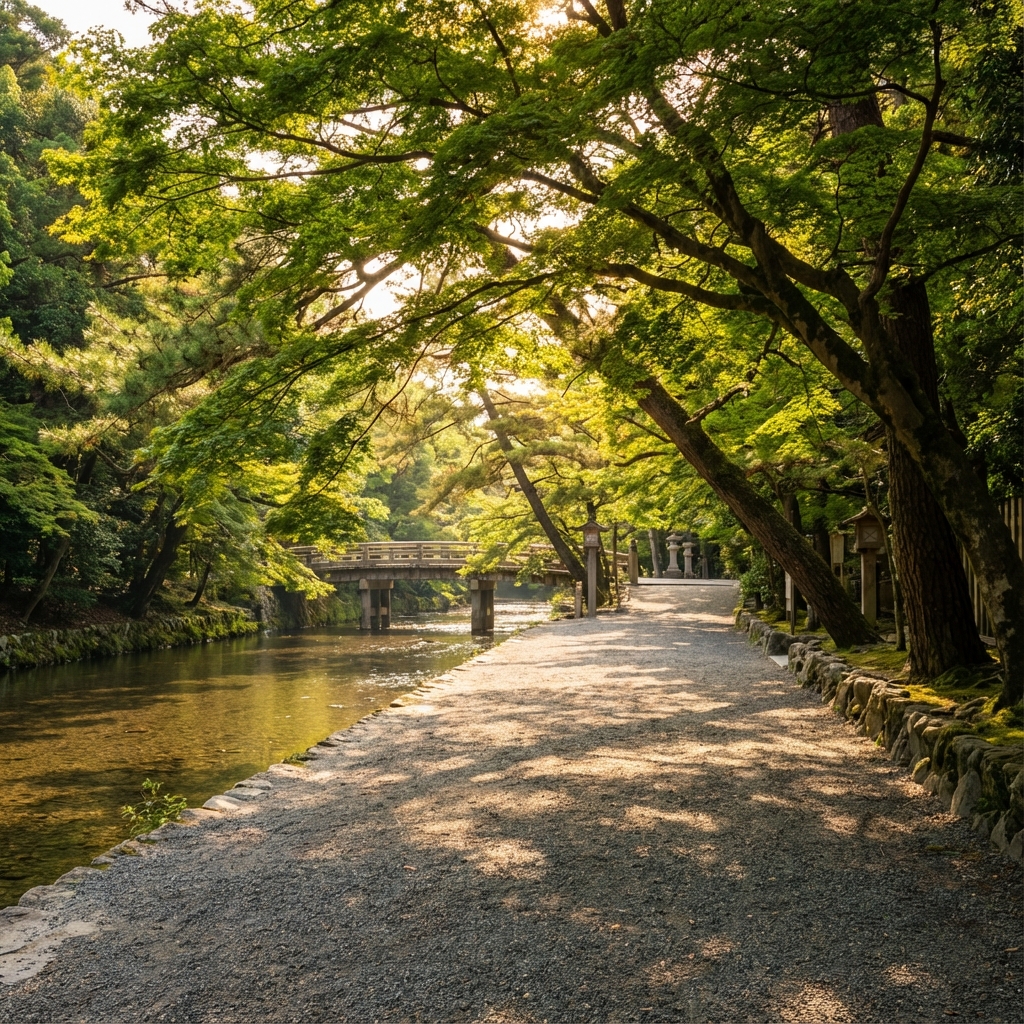 五十鈴川河川敷